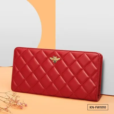 Radiant Red Flap Purse